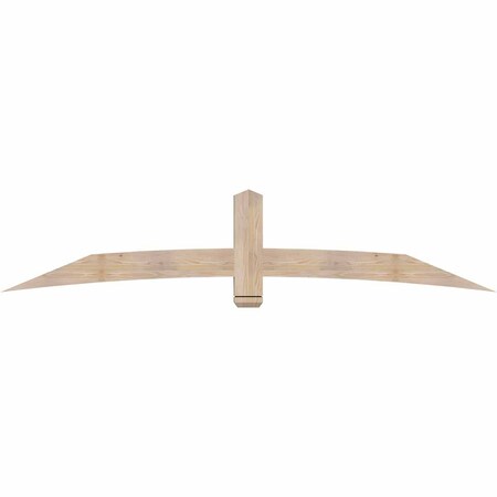 Ekena Millwork Bellingham Smooth Timber Gable Bracket, Douglas Fir, 96"W x 20"H x 3 1/2"D x 5 1/2"F, 5/12 Pitch GBW096X20X0406BEL00SDF